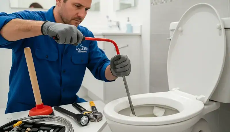 Expert Plumbing Pro - clogged-toilet-repair