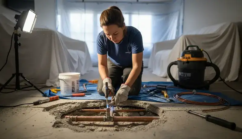 Expert Plumbing Pro - slab-leak-repair